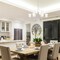 Designers Fountain Bronson 9 Light Classic Brushed Nickel with Frosted Glass Shades Chandelier For Dining Rooms D278M-9CH-BN - alternate 2